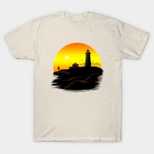 Lighthouse - Sundown T-Shirt